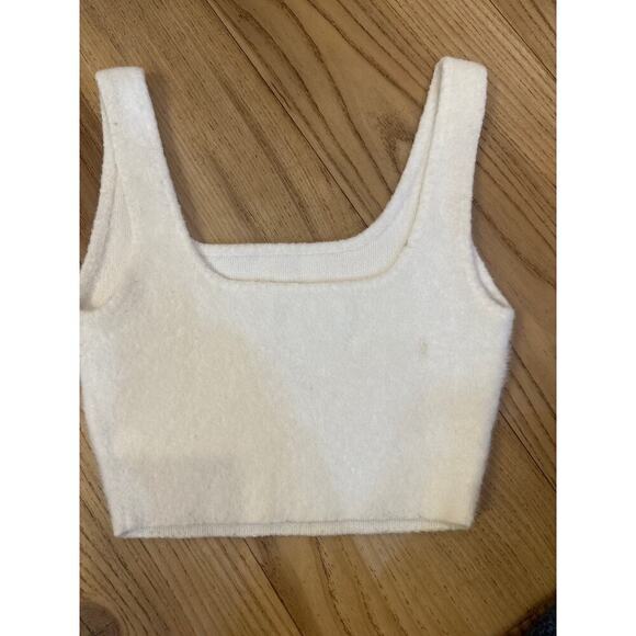 Artizia Babaton Knit tank top White Womens 2XS - Picture 3 of 5